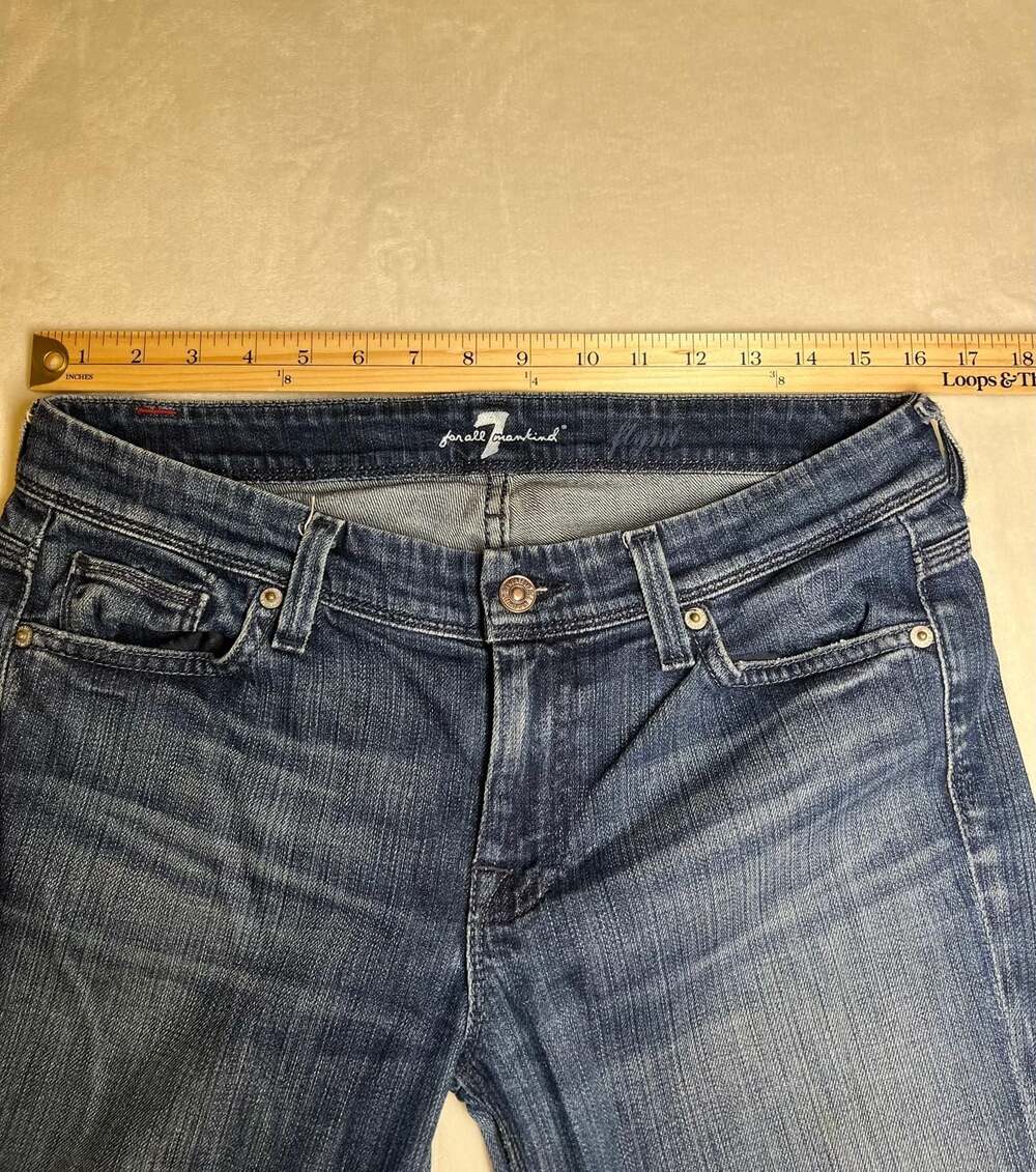 7 For All Mankind Flynt Bootcut Jeans Size 30 - Picture 4 of 11